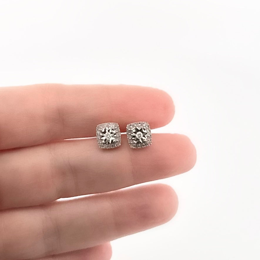 Aretes de ORO con Diamantes