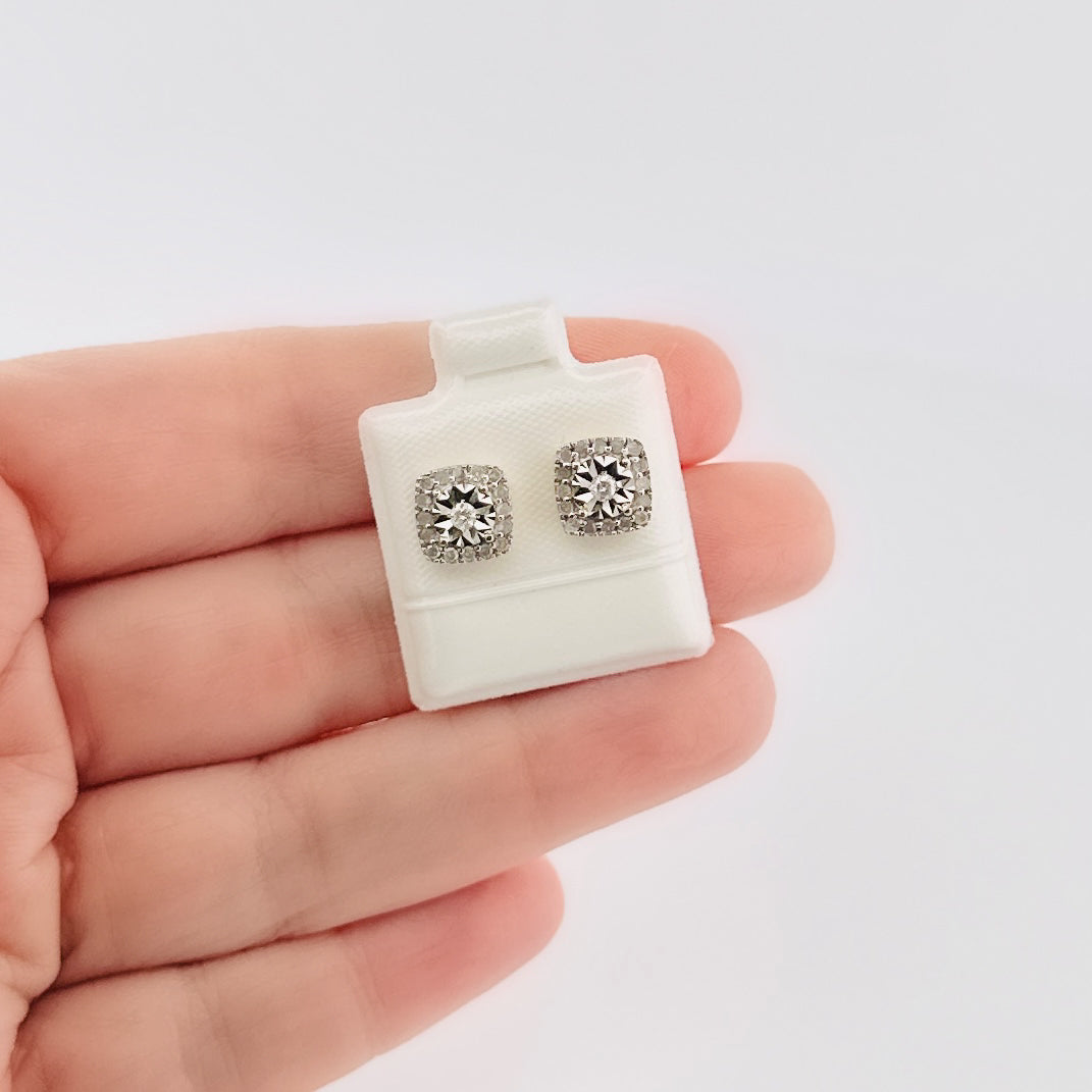 Aretes de ORO con Diamantes