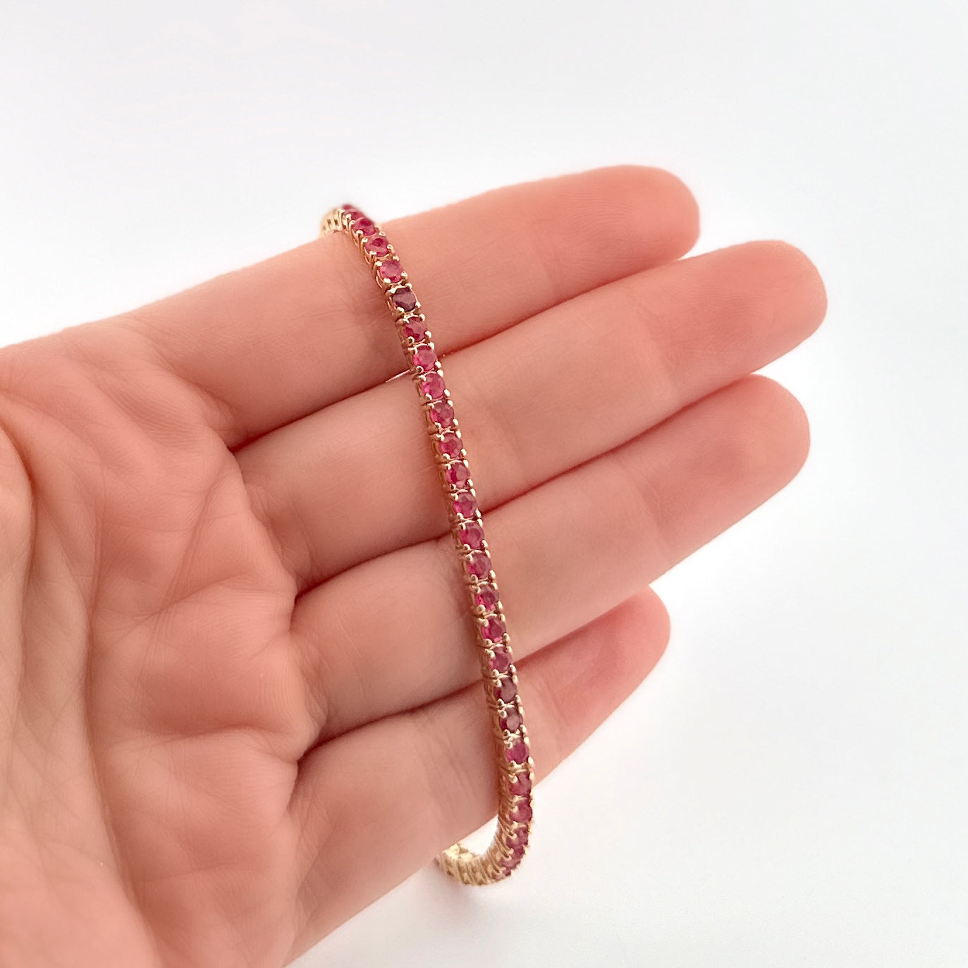 Pulsera de ORO con RUBIES