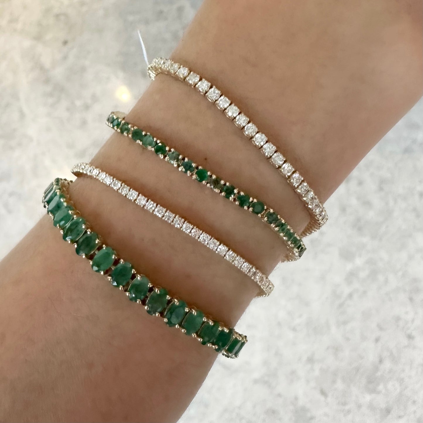 Pulsera de ORO con Esmeraldas
