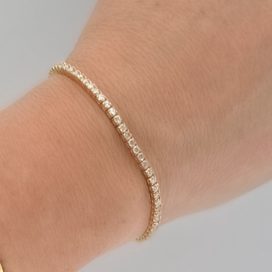 Pulsera de ORO con Diamantes 3 ct