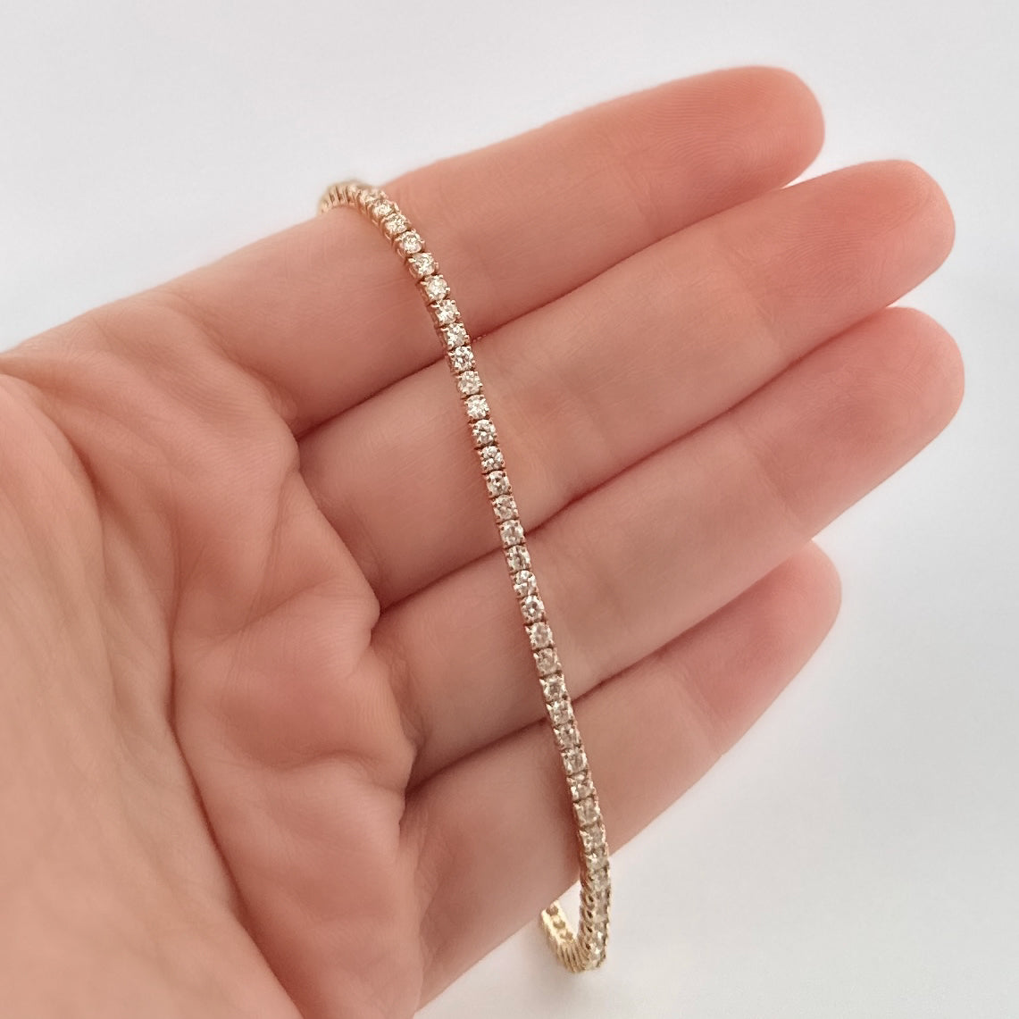 Pulsera de ORO con Diamantes 3 ct