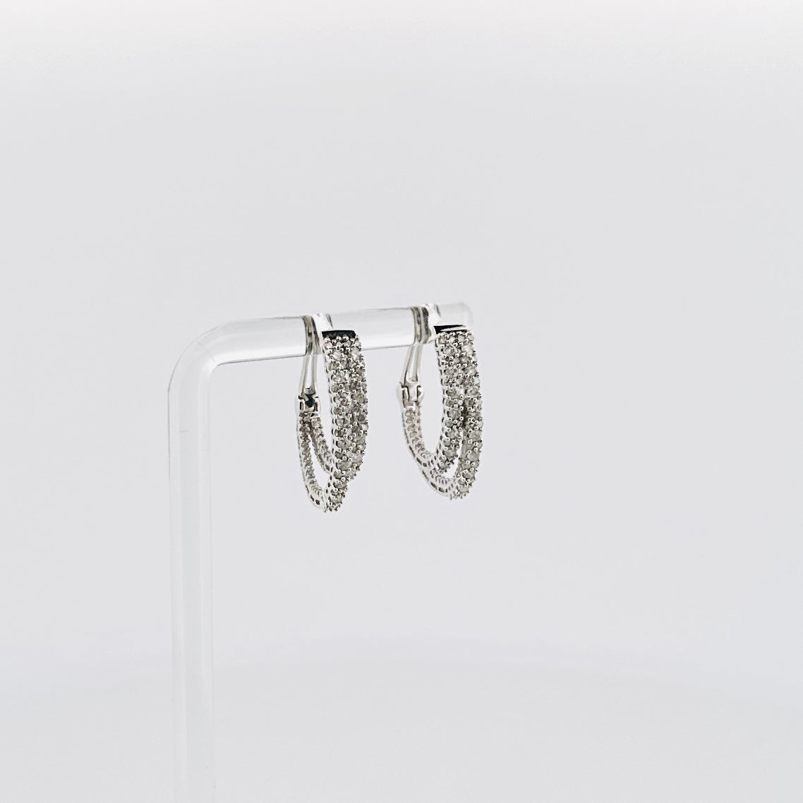 Arracadas de ORO DOBLES con Diamantes