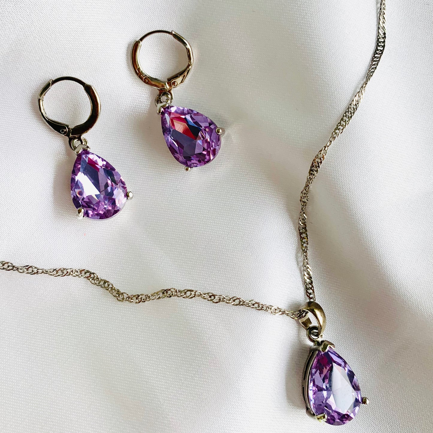Juego de cristal de GOTA tipo Swarovski