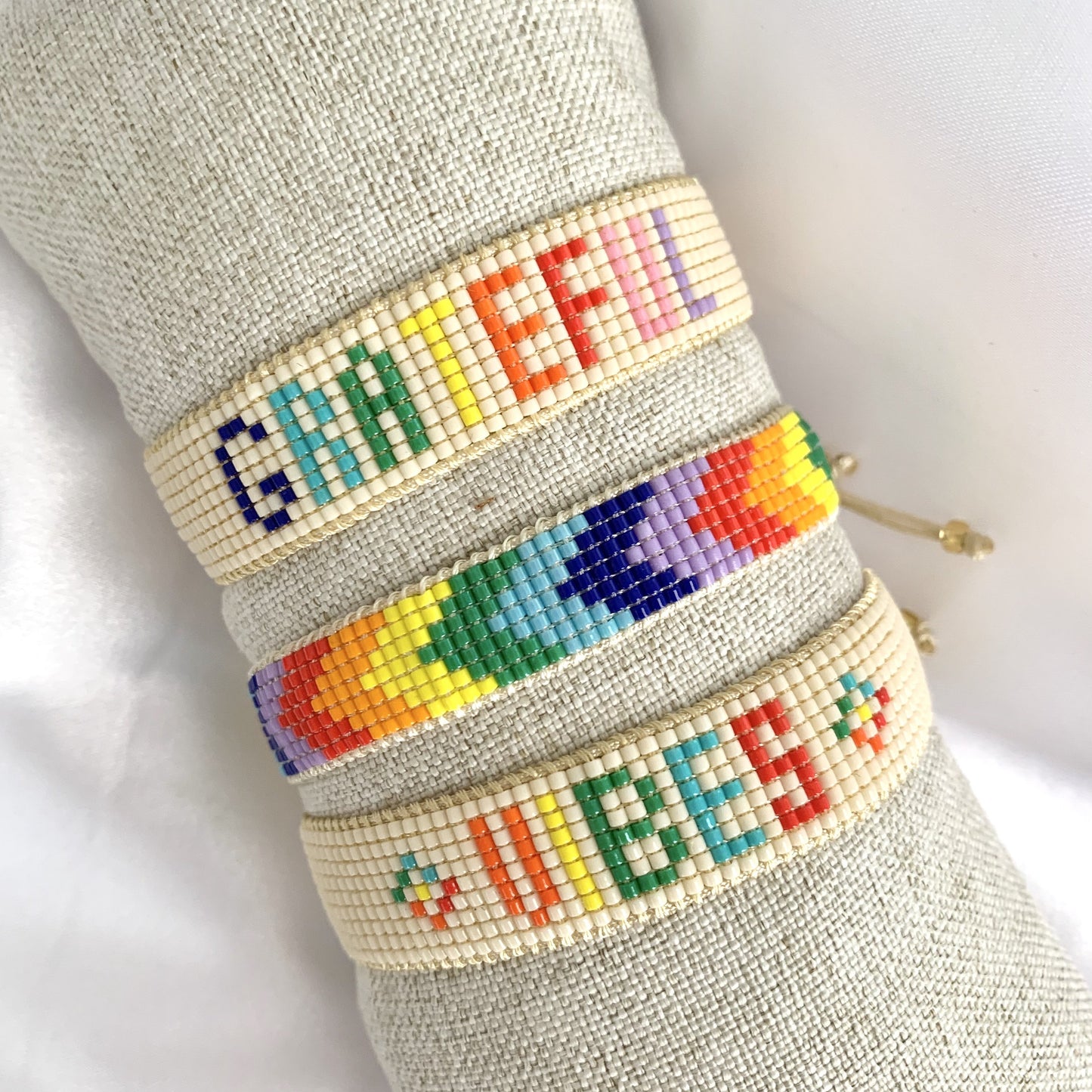 Pulseras DE COLORES ajustables