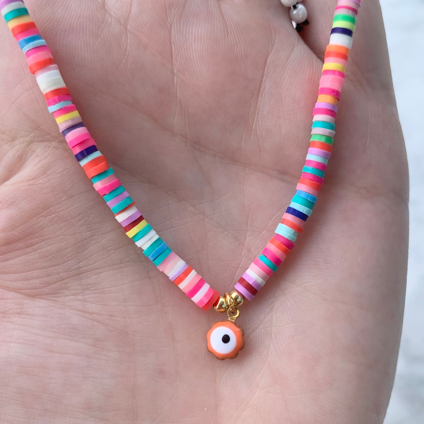 Pulseras ajustables de COLORES con OJITO