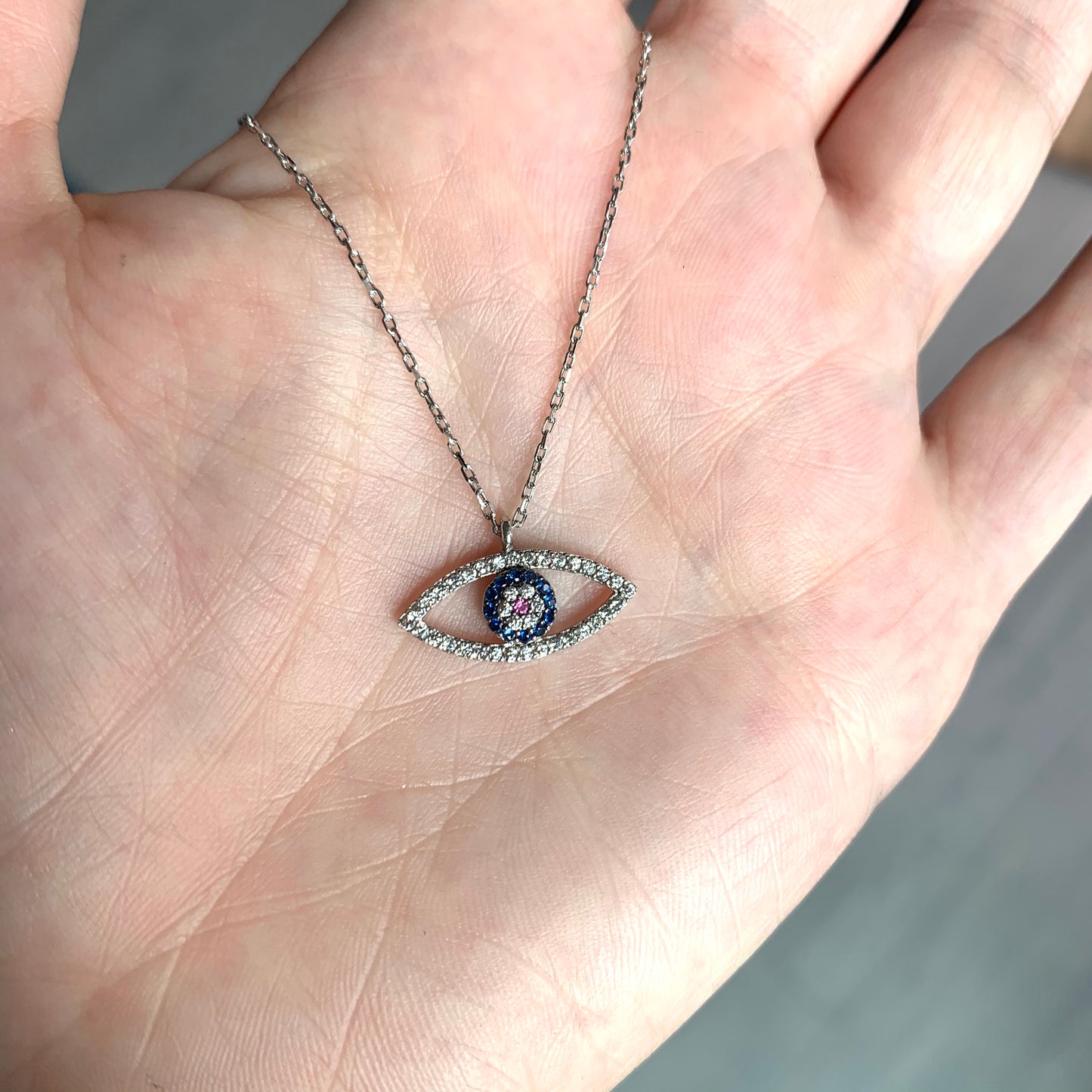 Cadenita de PLATA con OJITO