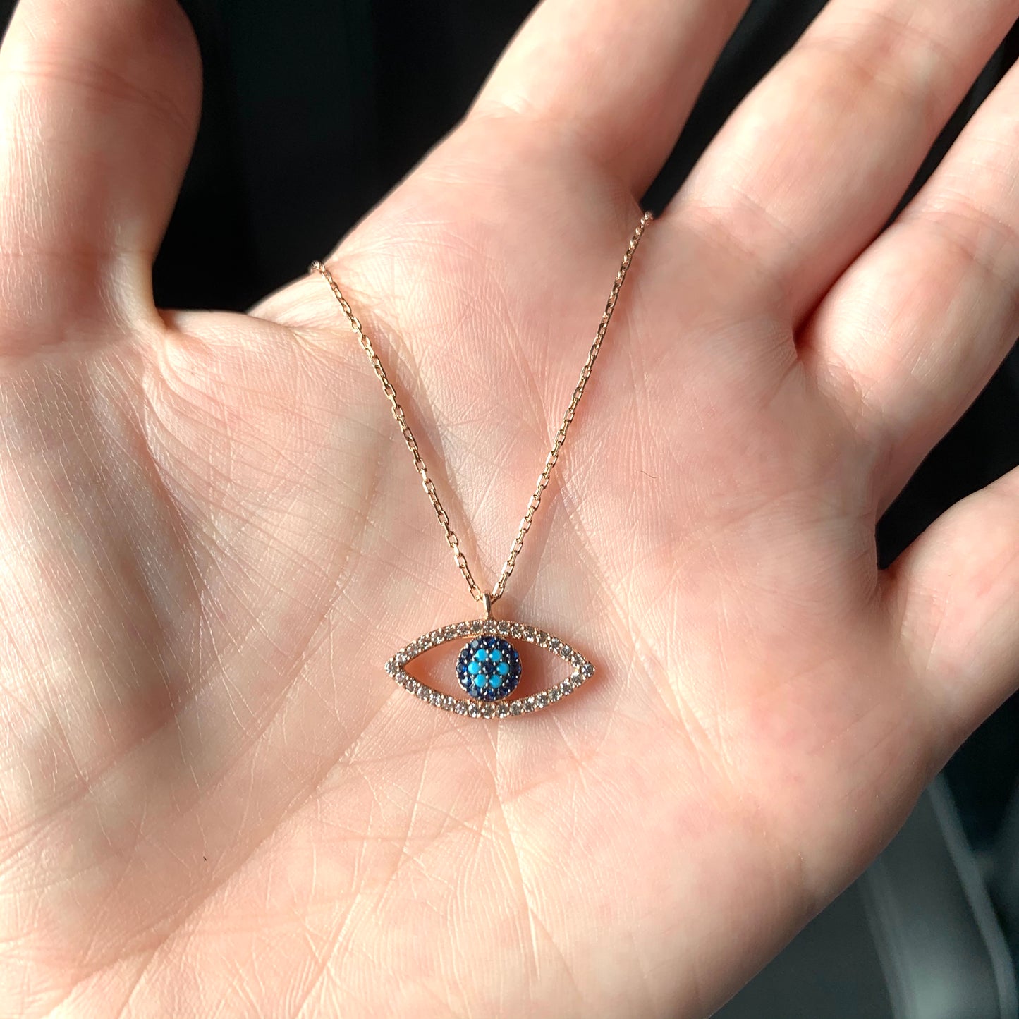 Cadenita de PLATA con OJITO