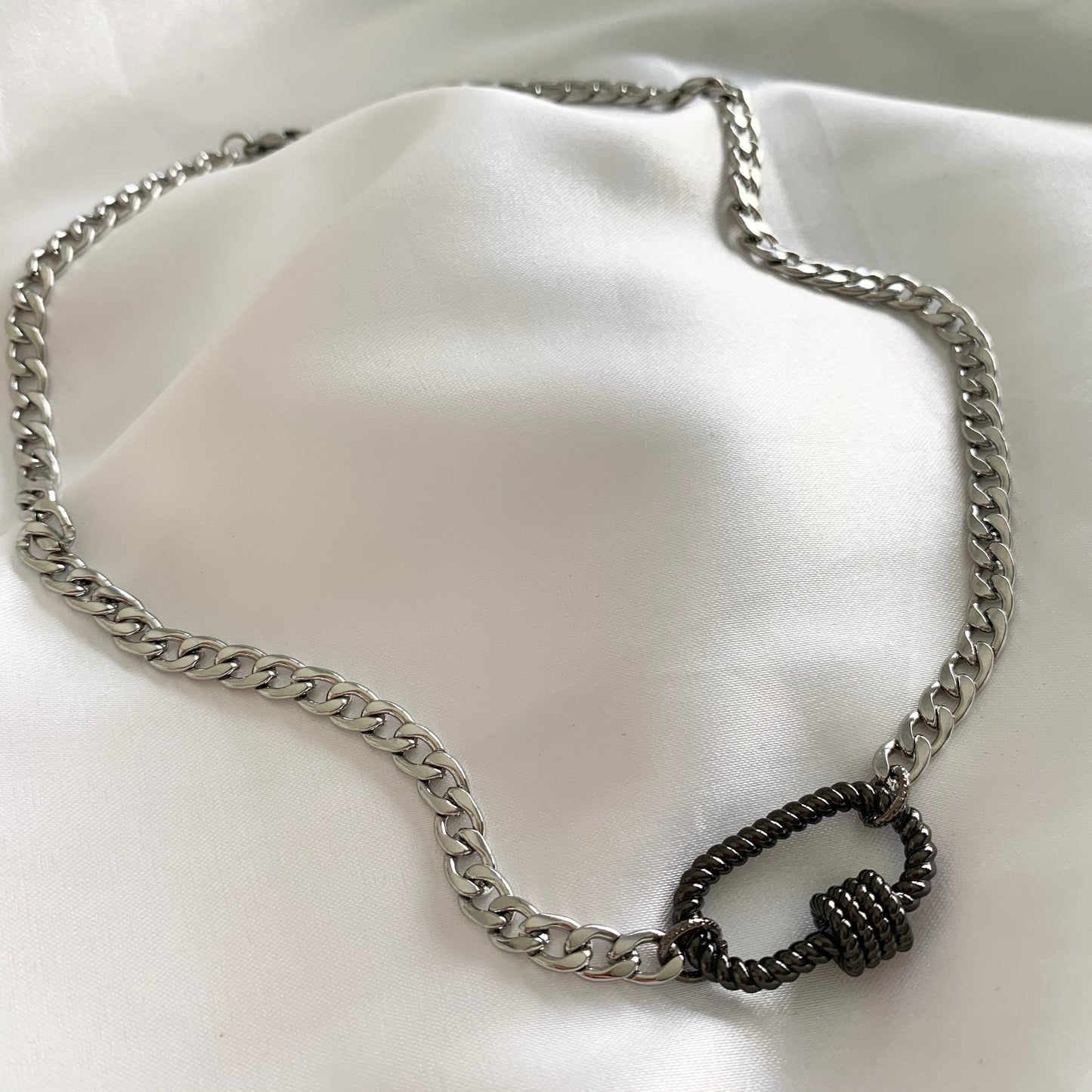 Cadena de ACERO INOXIDABLE con candado