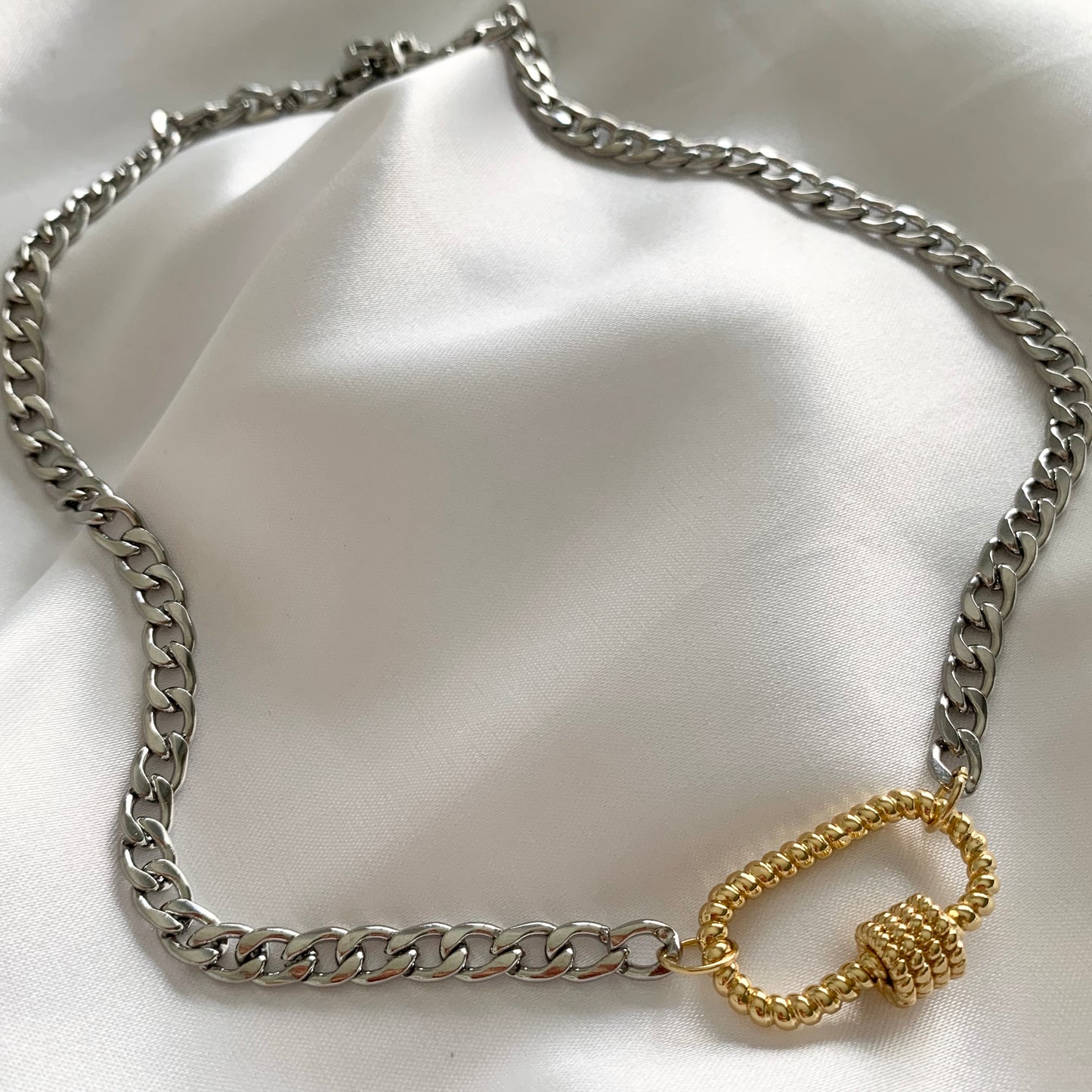 Cadena de ACERO INOXIDABLE con candado