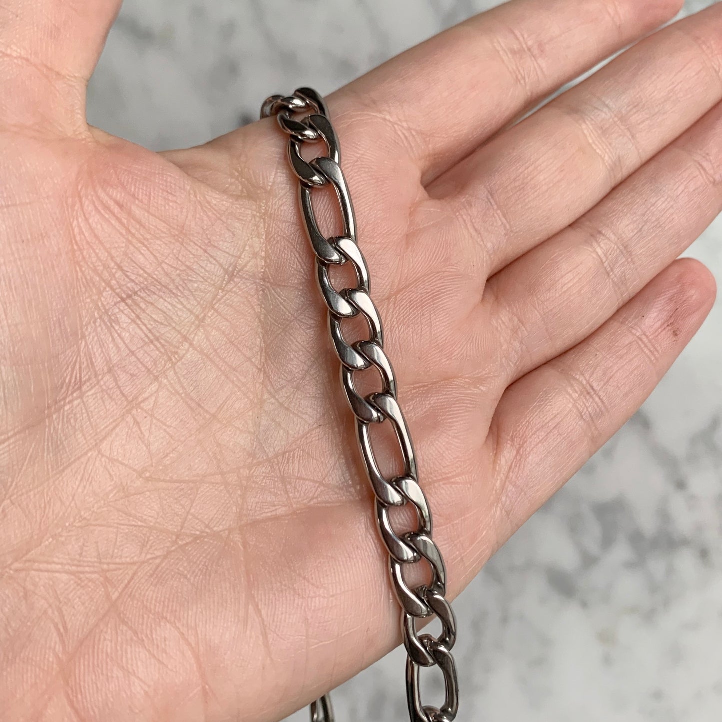 Cadenas PLATEADAS de ACERO INOXIDABLE