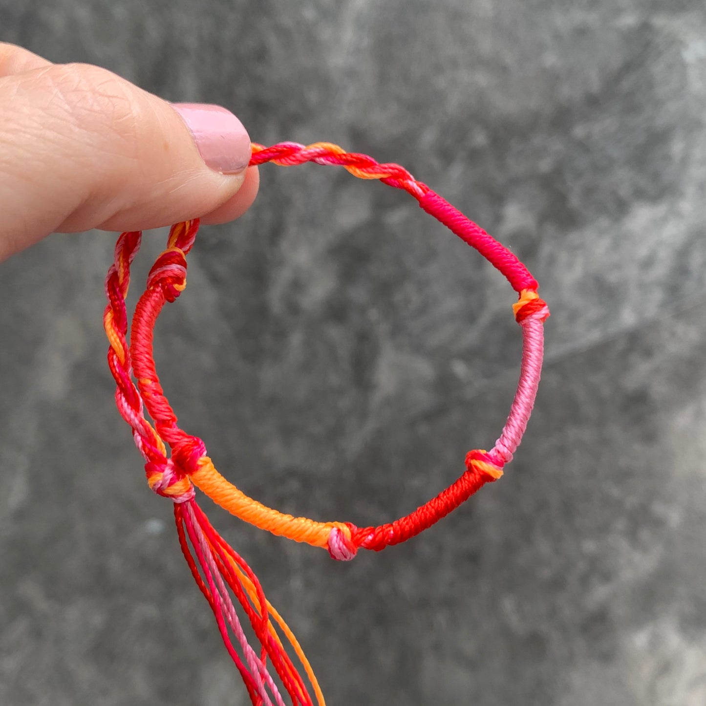 Pulseras TEJIDAS de COLORES