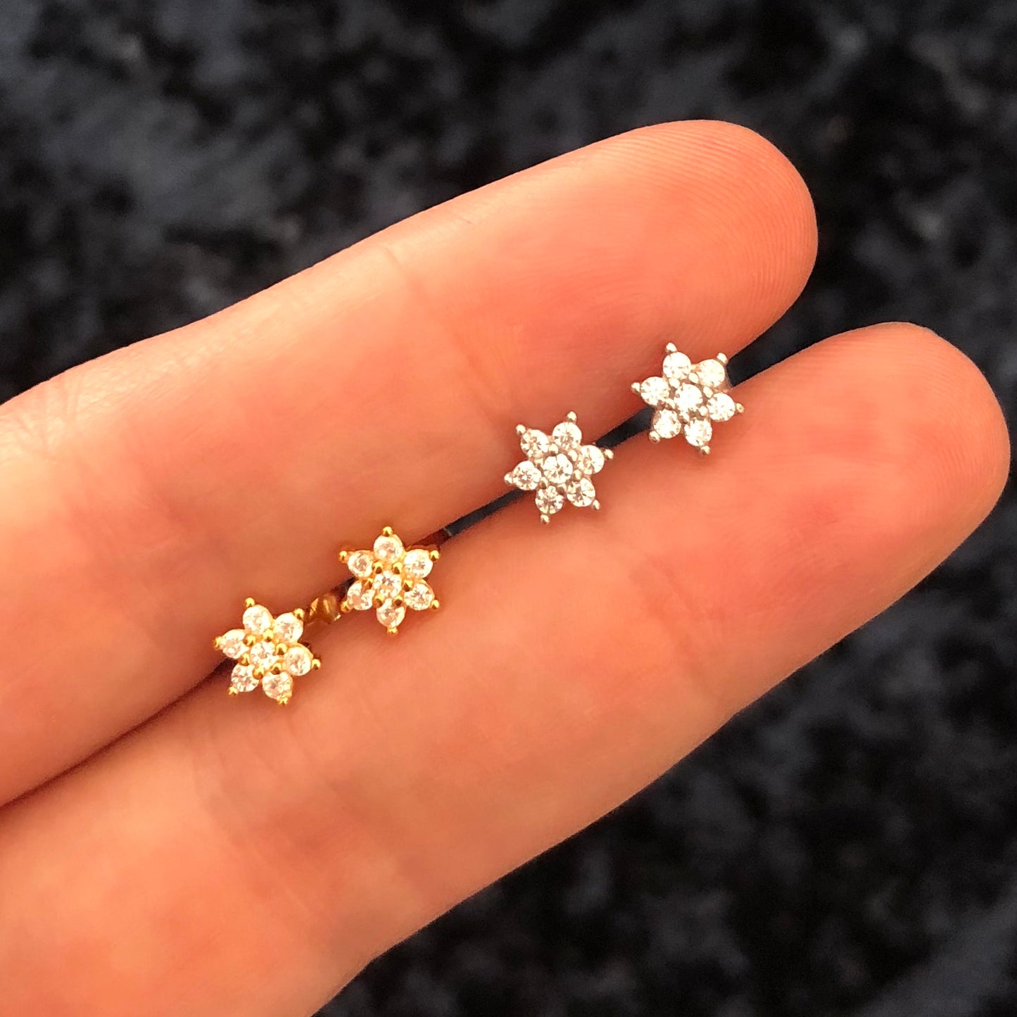 Arete de plata .925 de FLORECITA