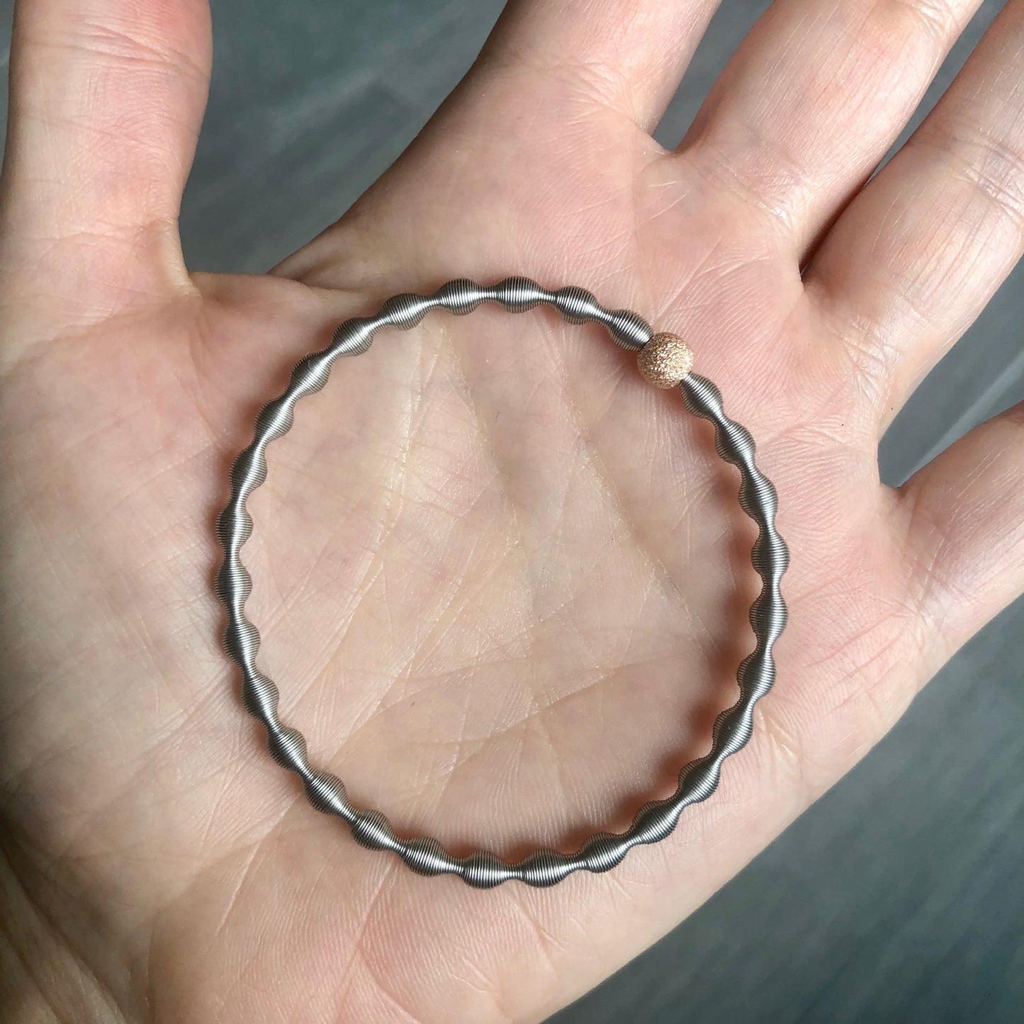 Pulsera de RESORTES de ACERO INOXIDABLE