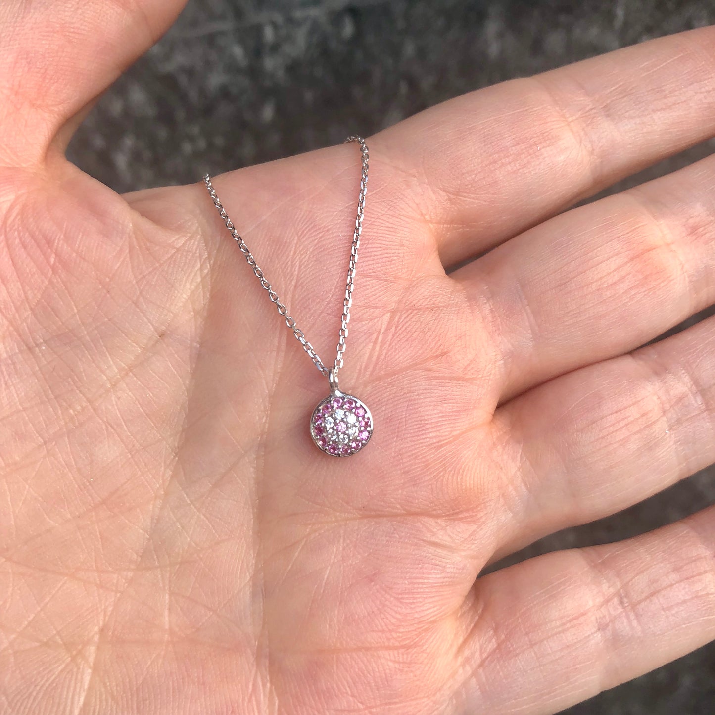 Cadenitas de plata .925 con dije de CIRCULITO