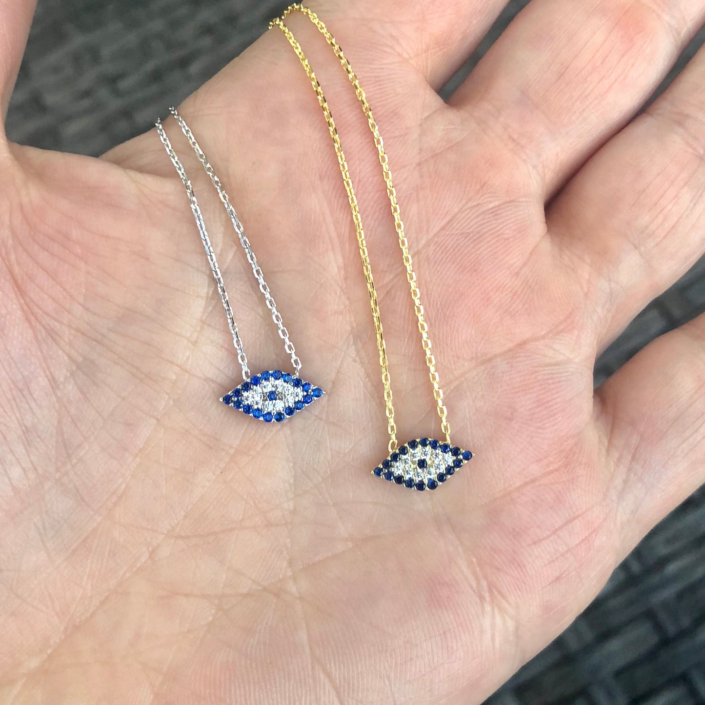 Cadenitas de plata .925 con OJITO MINI