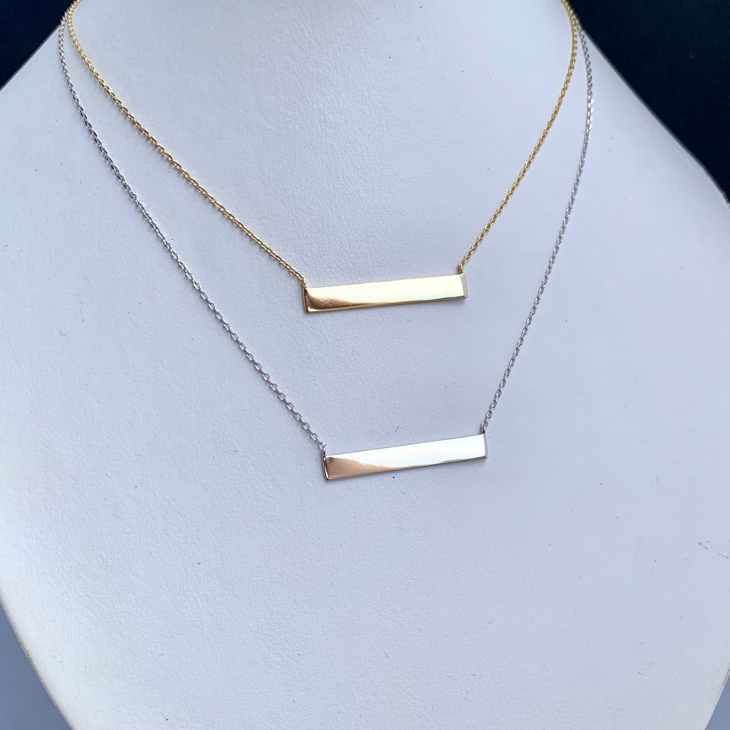 Cadenita CHOKER de PLATA con PLACA