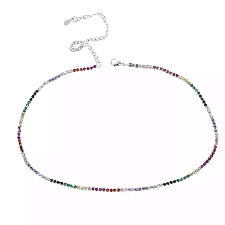 Cadenita con zirconias de COLORES