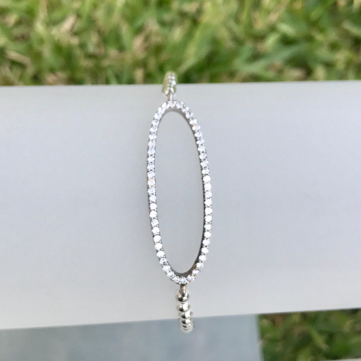 Pulseras ELASTICAS de bolitas y DIJES de PLATA .925