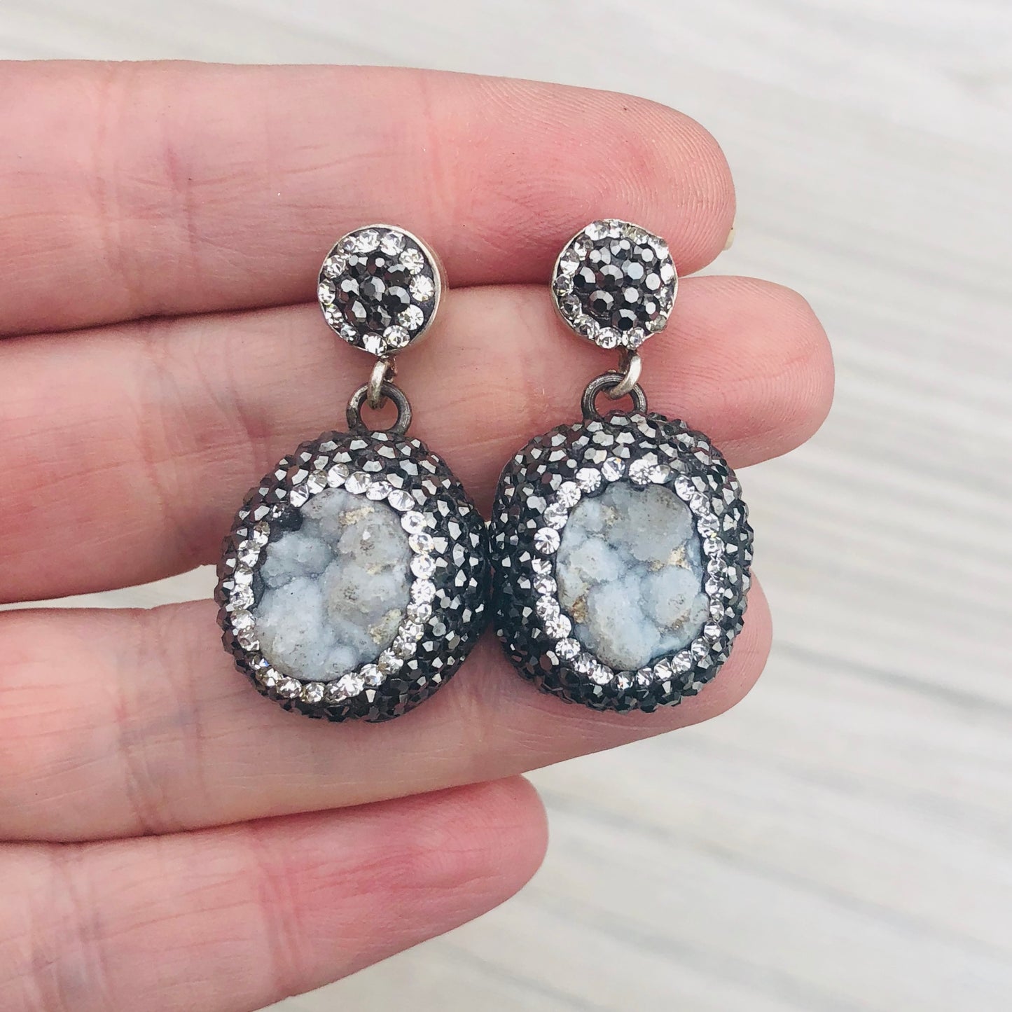 Aretes TURCOS de PLATA CHICOS