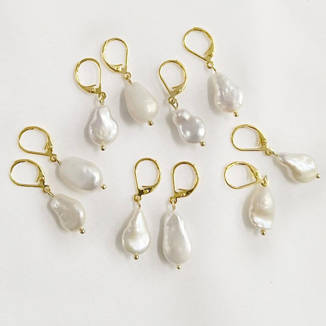 Arracadas con PERLA de RIO