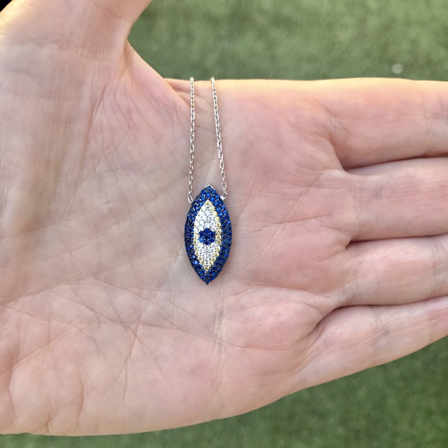 Cadenita de plata .925 con GOTA con OJO