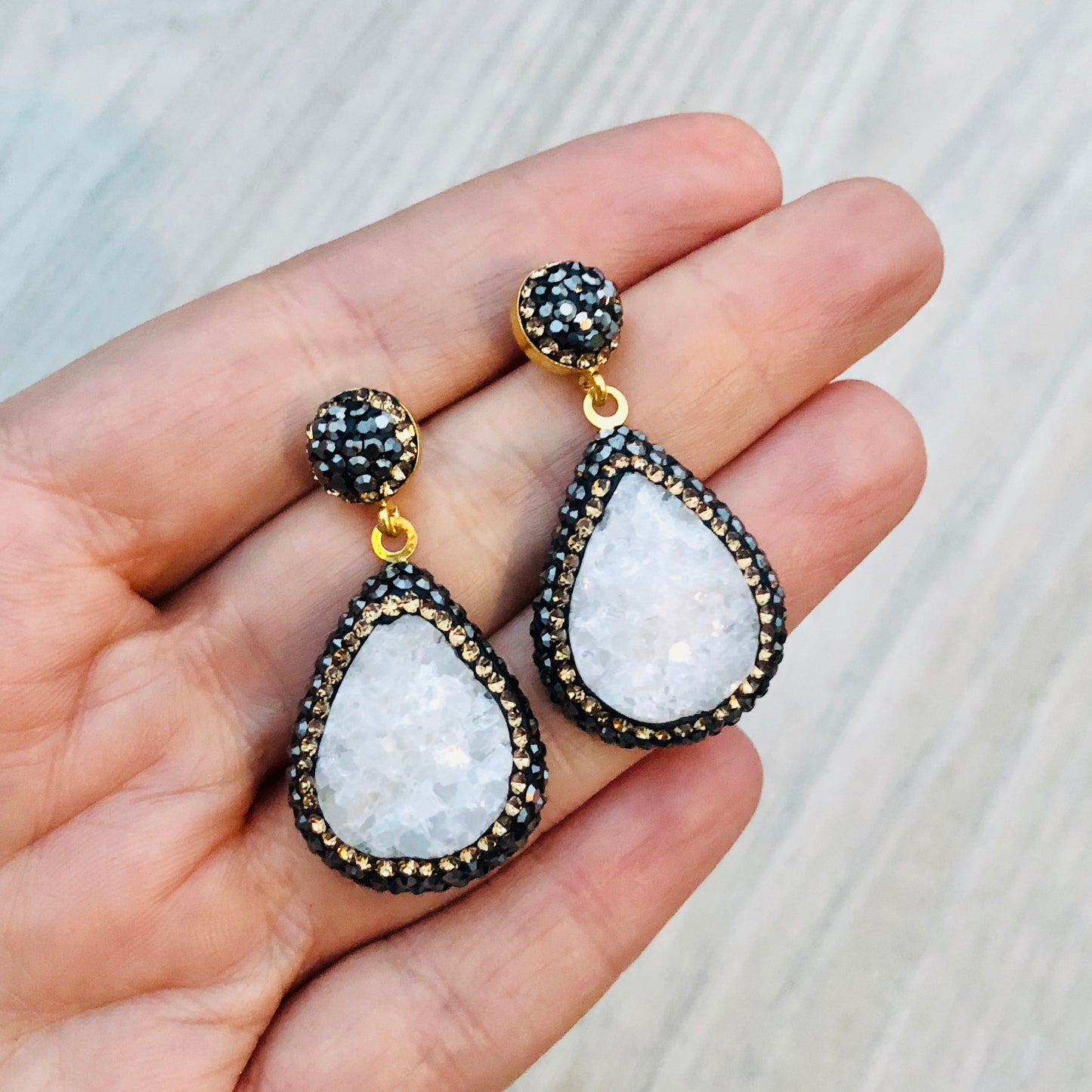 Aretes TURCOS de PLATA .925