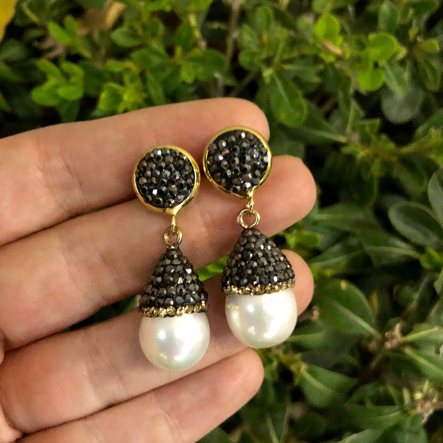 Arete con PERLA en GOTA