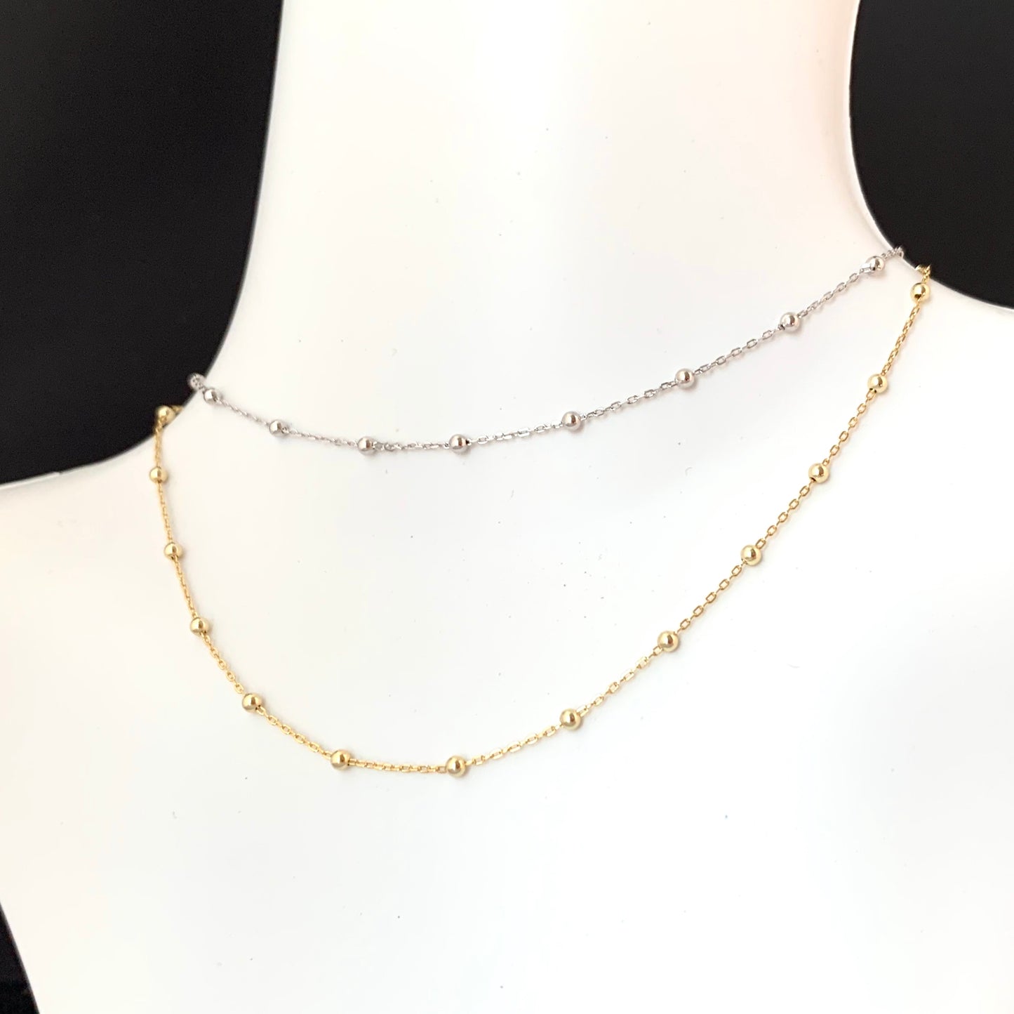 Cadenita de PLATA de BOLITAS