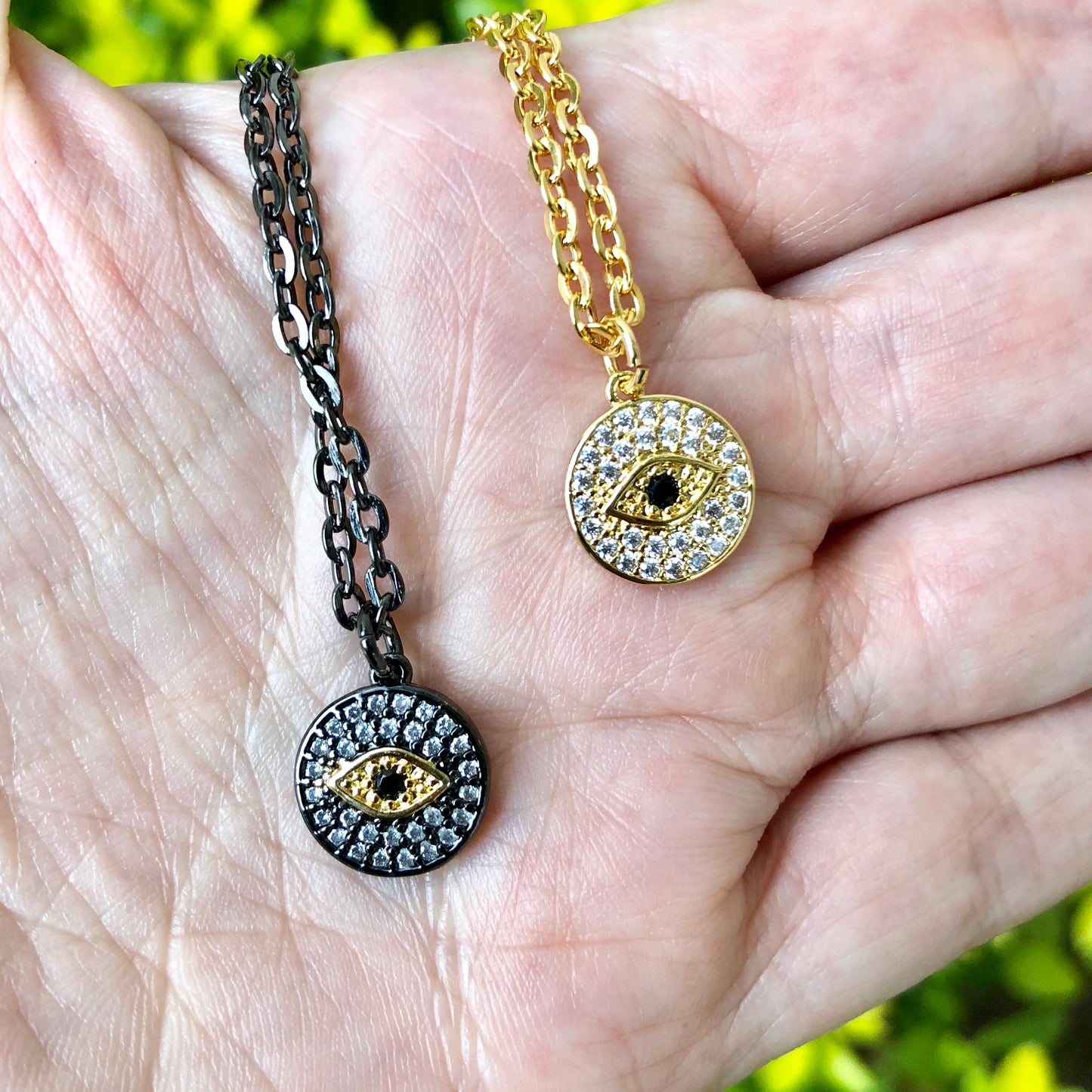 Chokers con OJITO con ZIRCONIAS