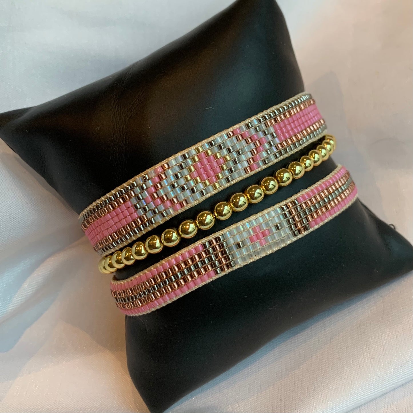 PINK/GOLD Bracelet set