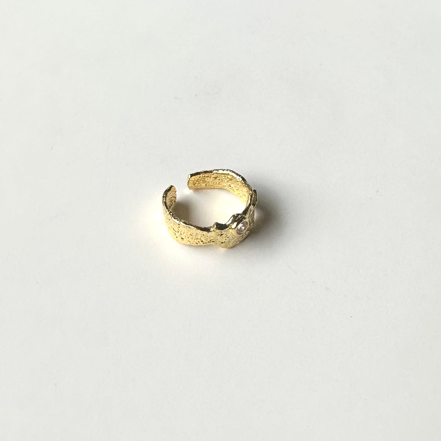 Anillo de plata AJUSTABLE con zirconia