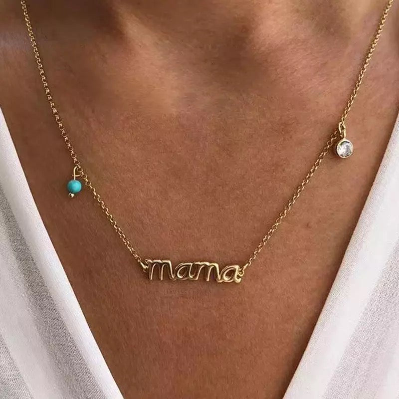 Collar MAMA de acero inoxidable