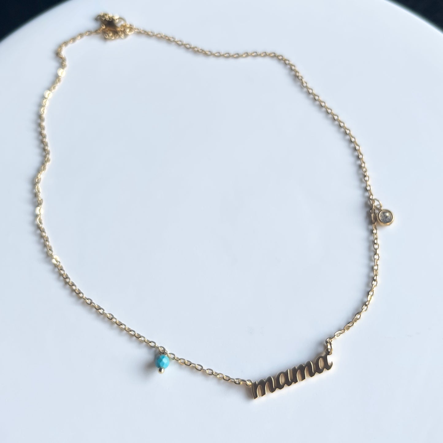 Collar MAMA de acero inoxidable