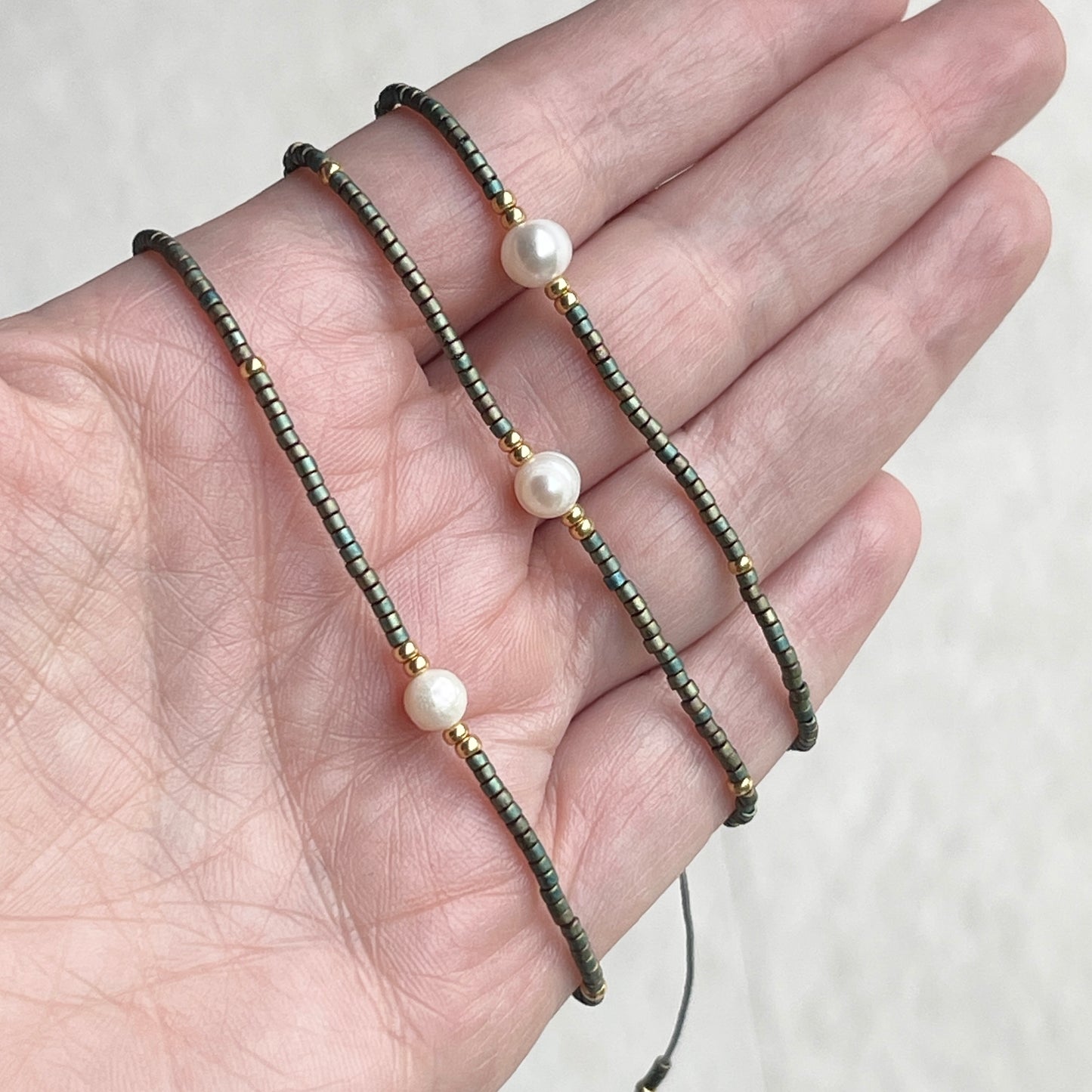 Pulseras de chaquiras de COLOR y PERLITA