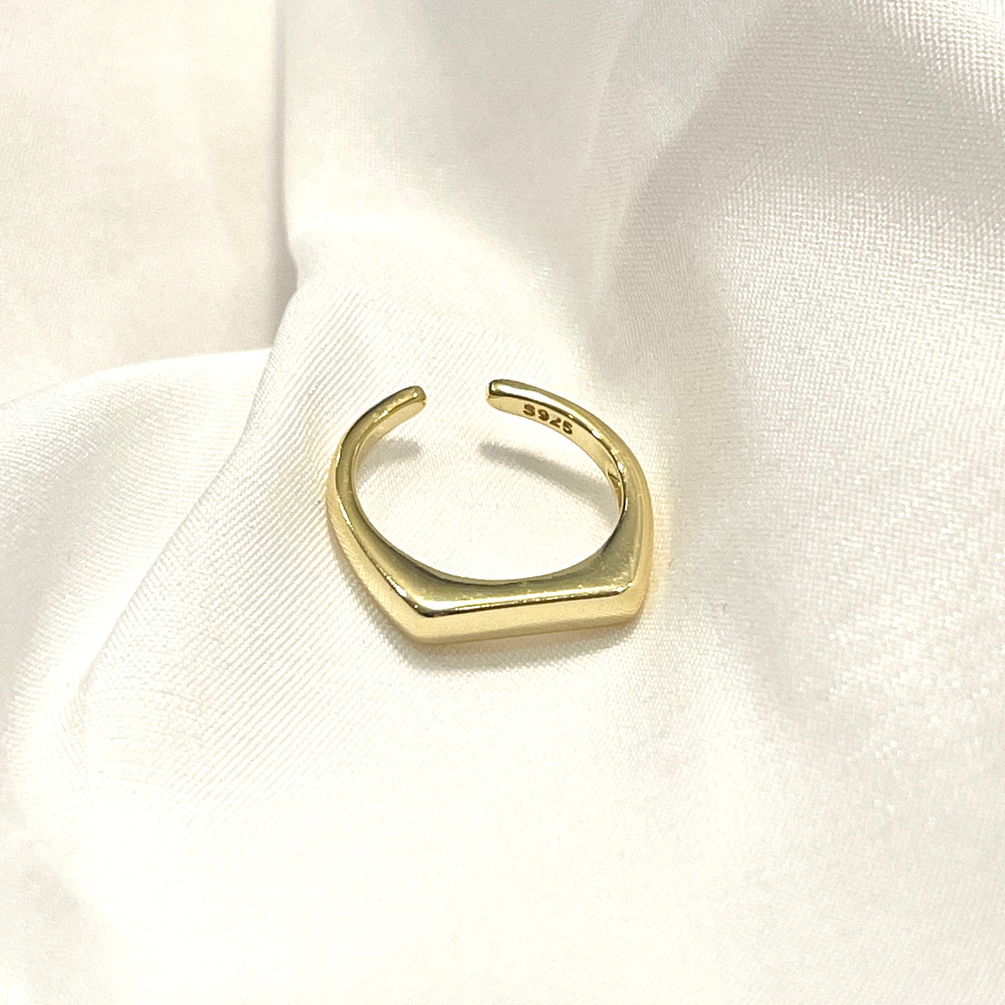 Anillo de plata AJUSTABLE plano