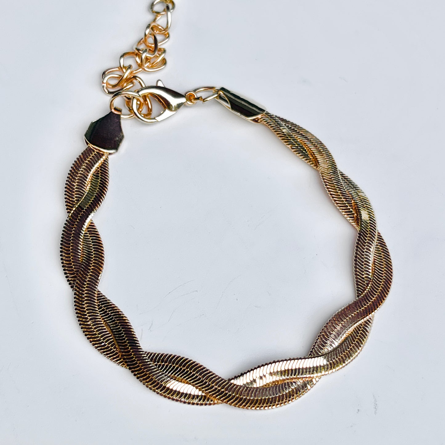 Pulsera TRENZADA de acero inoxidable