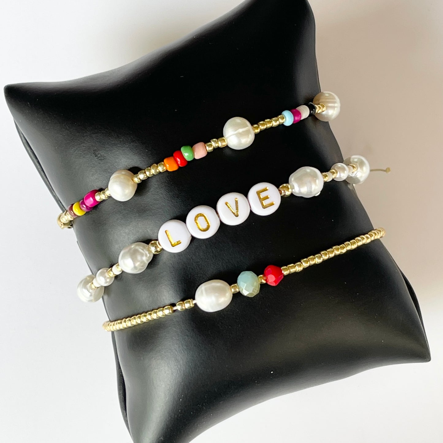 Pulseras con PERLAS