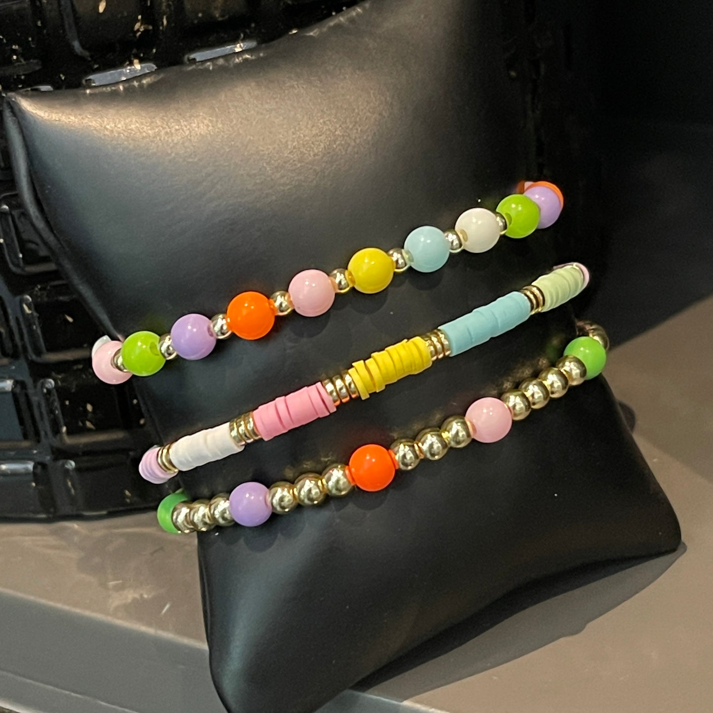 Pulseras de colores PASTEL
