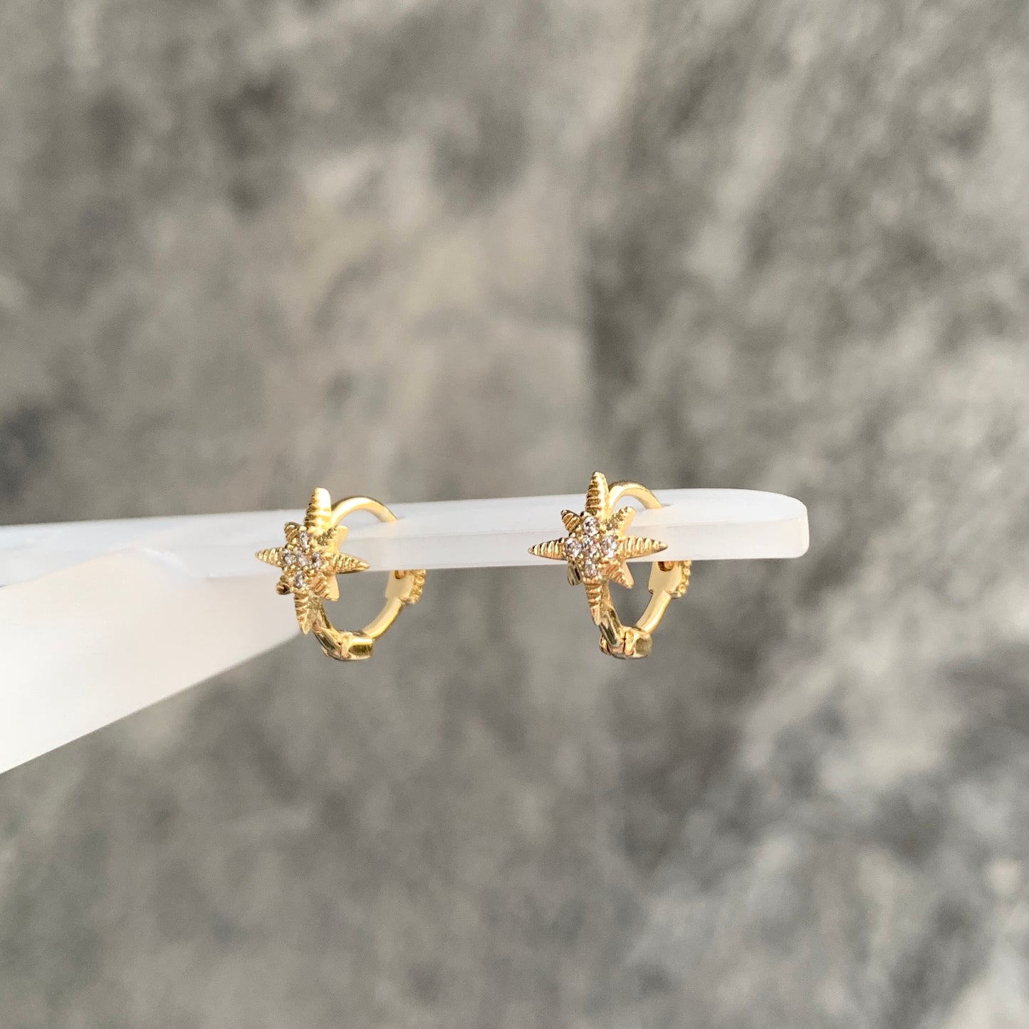 Arracadas de plata .925 con ESTRELLA