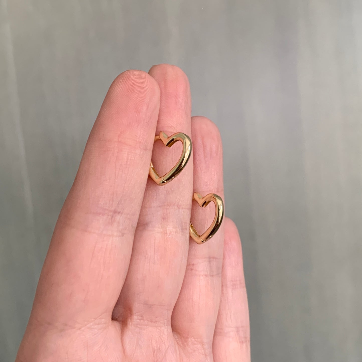 Arracadas de plata .925 de CORAZON