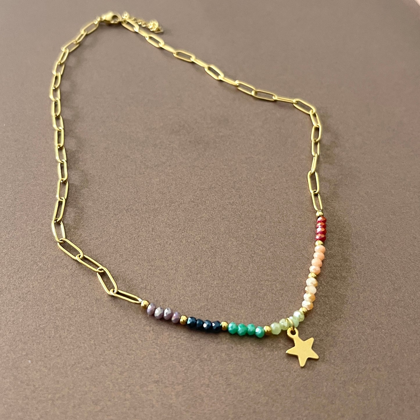 Collar con dije de ESTRELLA