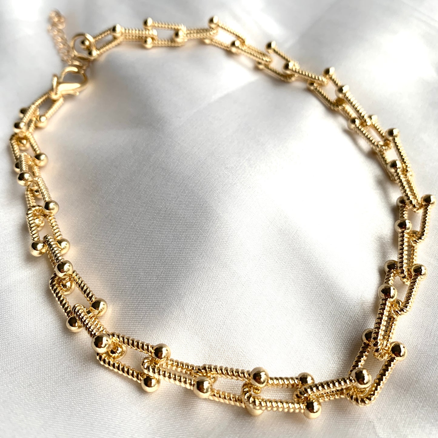 Cadena ESLABONES de baño de oro