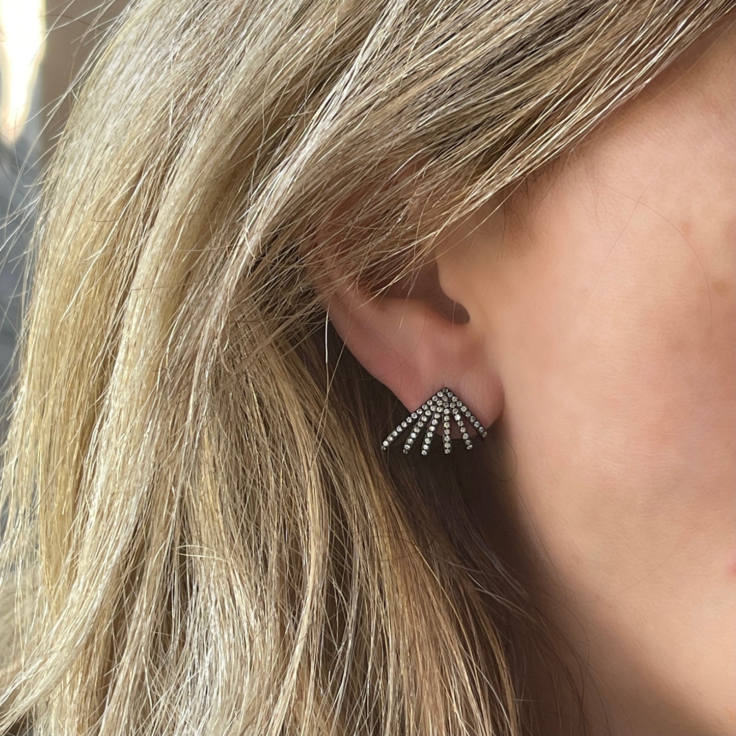 Aretes de PLATA con ZIRCONIAS