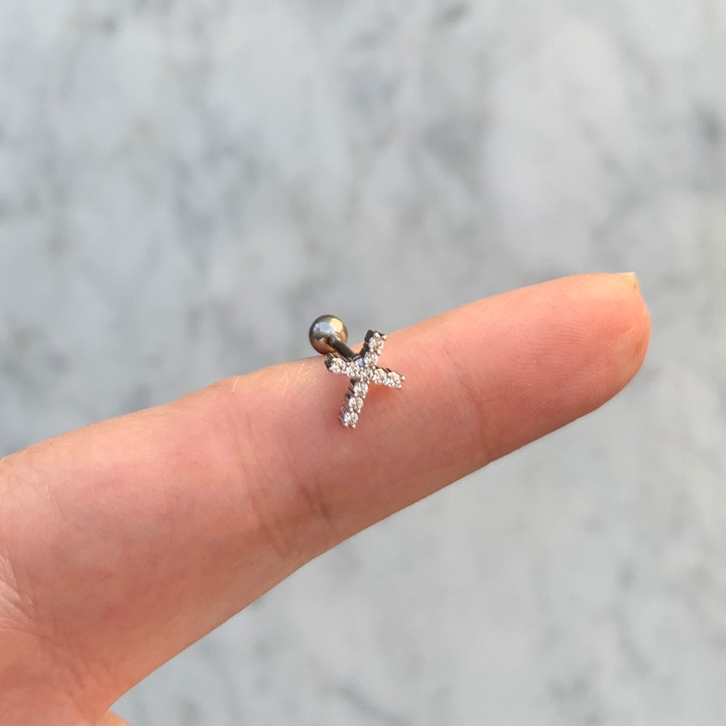 Aretes para PIERCING de ACERO INOXIDABLE con BOLITA