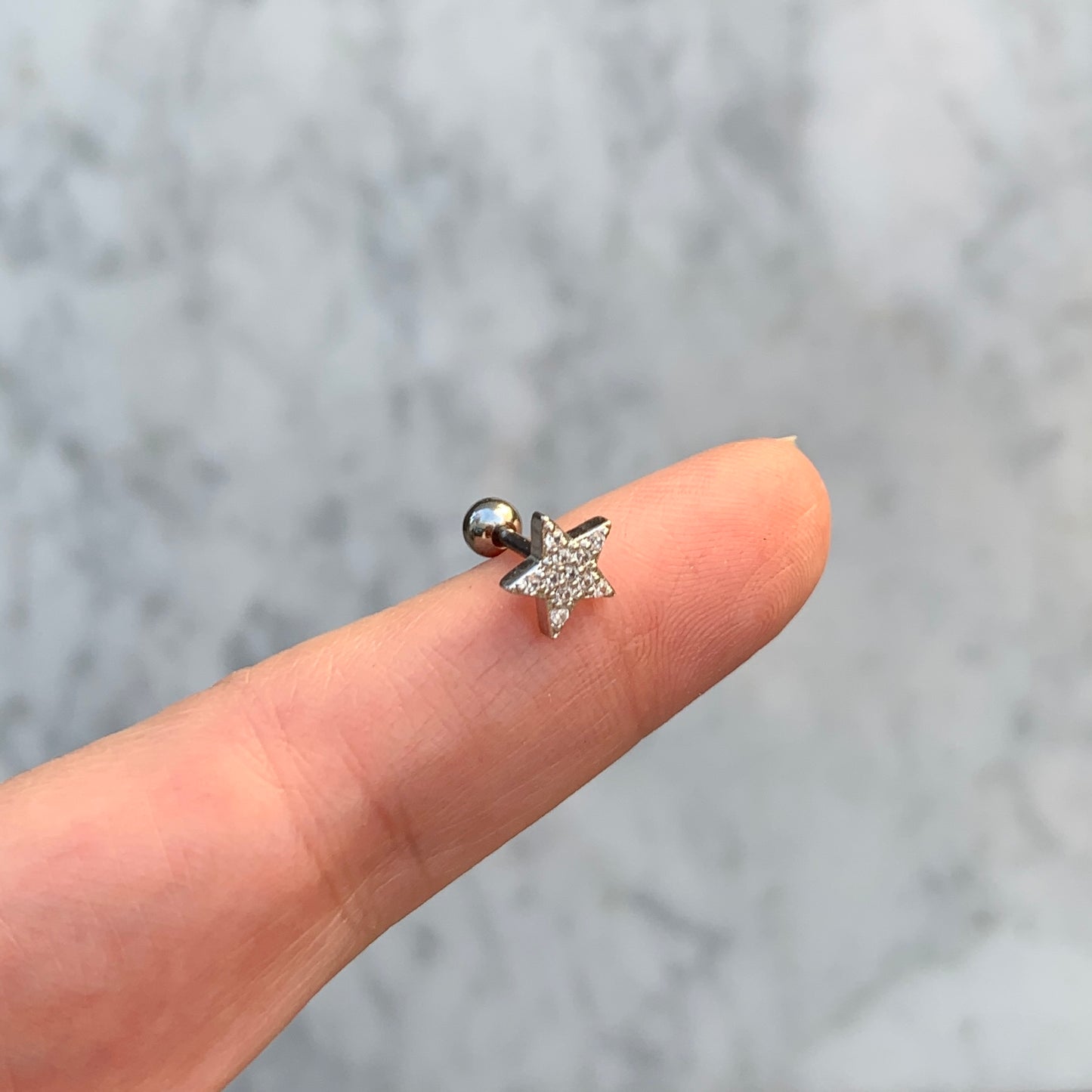 Aretes para PIERCING de ACERO INOXIDABLE con BOLITA
