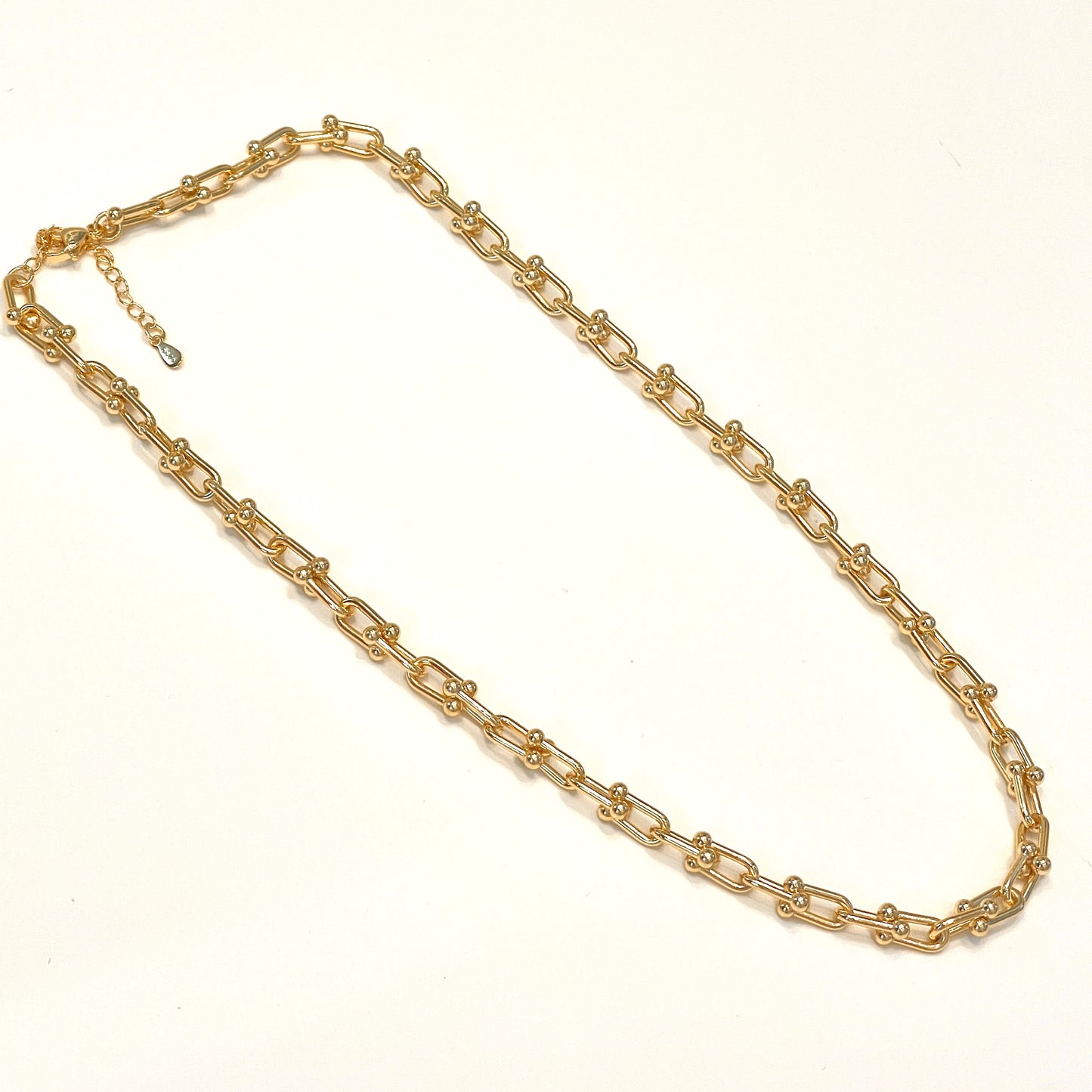 Collar de plata con ESLABONES