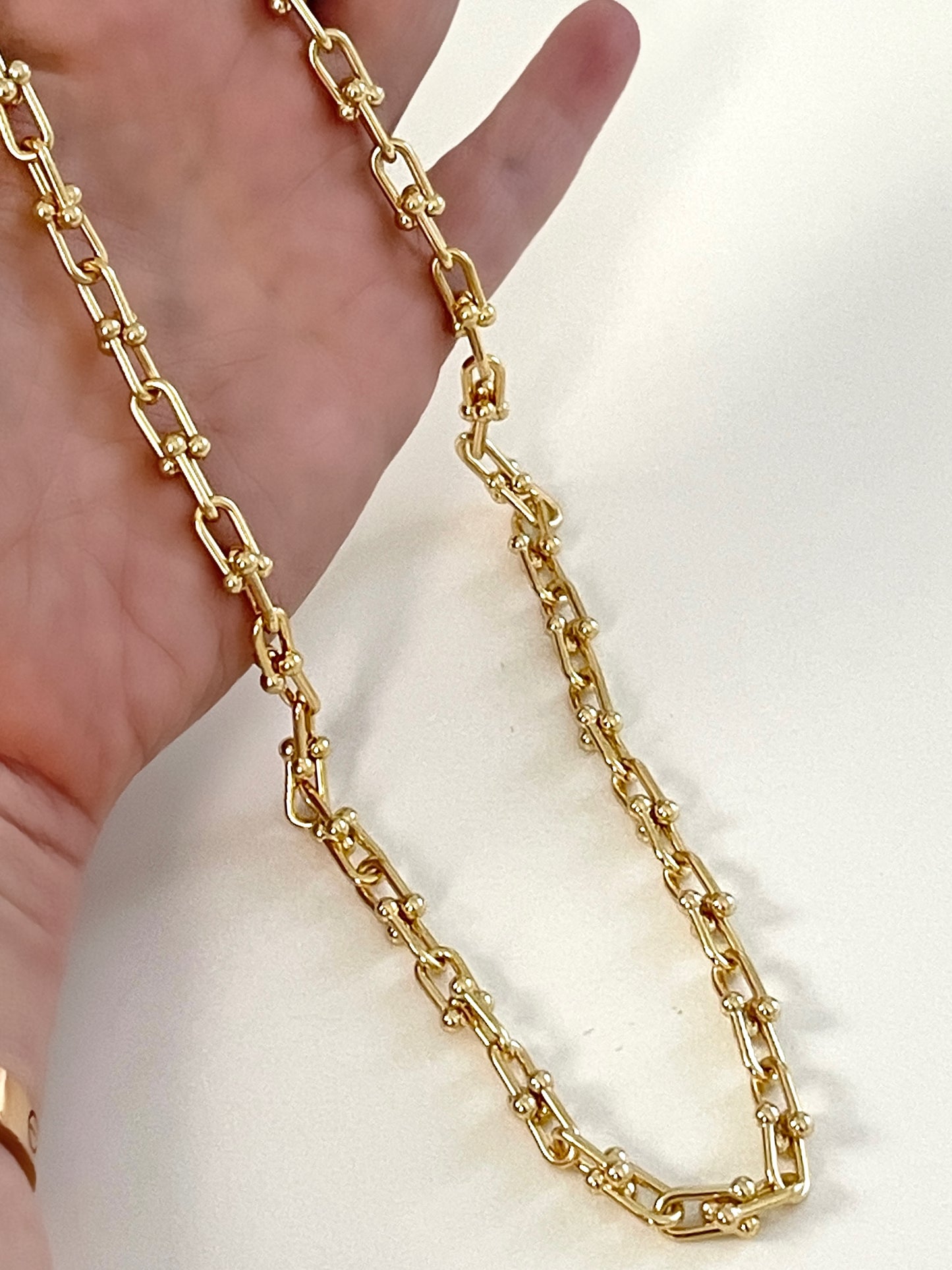 Collar de plata con ESLABONES
