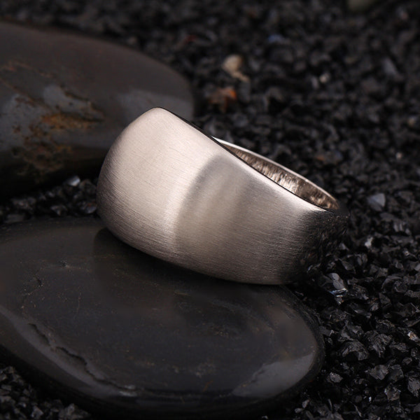 Anillos combinados (brillo y mate) de RODIO