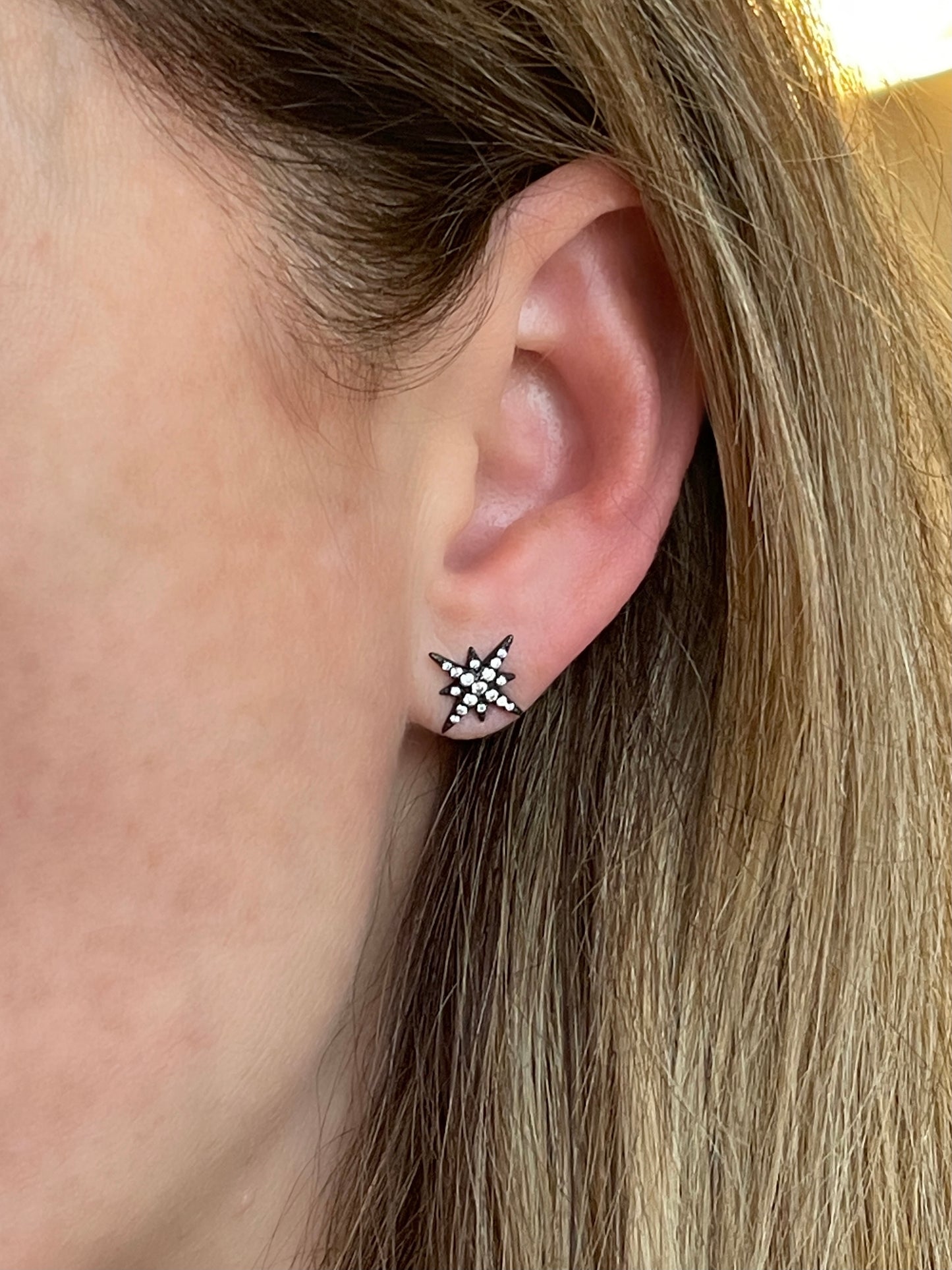 Aretes de PLATA de ESTRELLA